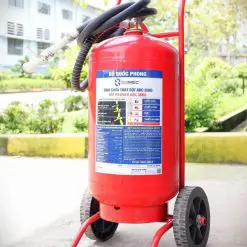 Bình chữa cháy bột ABC 35kg Bộ Quốc phòng(bình xe đẩy)