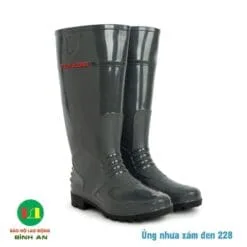 Ủng bảo hộ Thùy Dương 228 màu xám đen